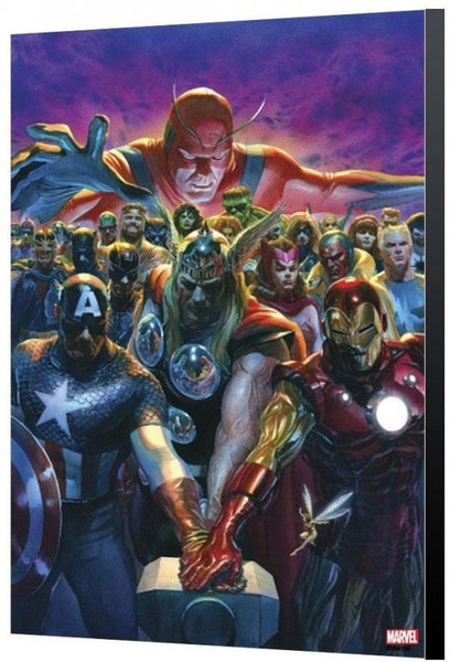 Marvel Avengers Collection Wooden Wall Art Avengers 10  Alex Ross 24 x 36 cm