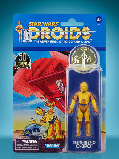 C3-PO レトロ 希少品 1.772インチ STAR WARS Vintage Collection C3PO