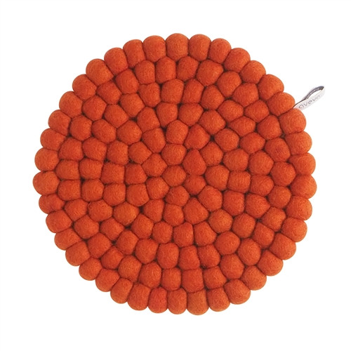 Aveva Design Wool Felt Ball Trivet