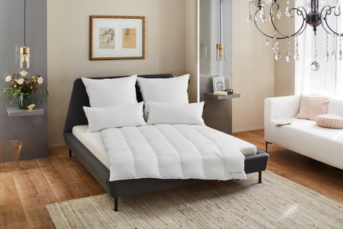 German Down Comforter / LIGHTWEIGHT-SUMMER / EURO TWIN / 53x79" / 135x200cm / CUIN 750