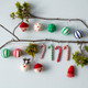 Scandinavian Wool Christmas Ornaments *Santa Claus*