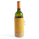 Wine Bottle Cooler Sleeve made of Wool *yellow / mustard*