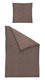 Duvet Cover Set MINK chocolate brown *Light Flannel*