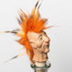 Wine Bottle Stopper CHRISTOPHER in orange *pairing anarchist ideals with a fine Cabernet*