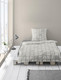 Duvet Cover Set "MODERN GRID" / greige / *NEW*