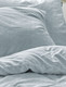 Duvet Cover Set SKY *blue / turquoise / jade seersucker cotton*