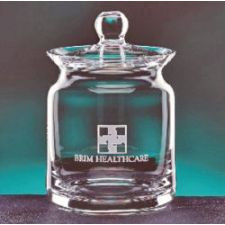 Crystal Biscuit Barrel Jar