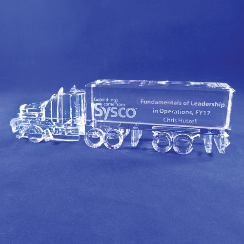 Clear Crystal Truck, 3 Sizes Available