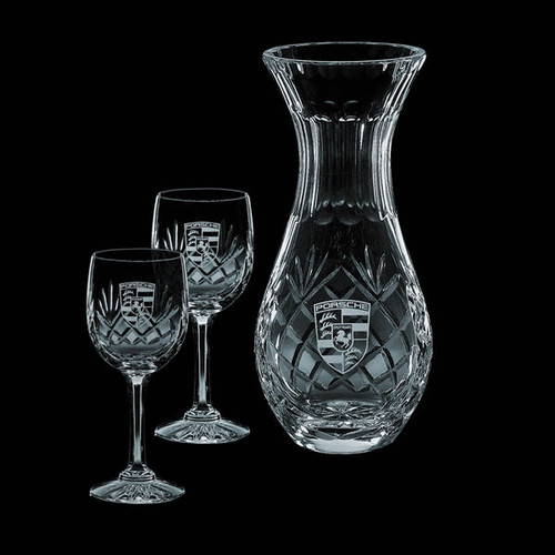 Medallion Crystal Wine Set, 3-Pieces