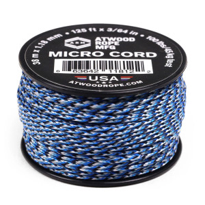 Atwood Rope 1.18mm Micro Cord - Blue Snake Atwood Rope 1.18mm Micro Cord - Blue Snake