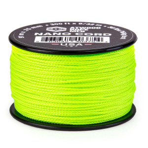 Atwood Rope Nano Cord .75mm - Neon Green Atwood Rope Nano Cord .75mm - Neon Green