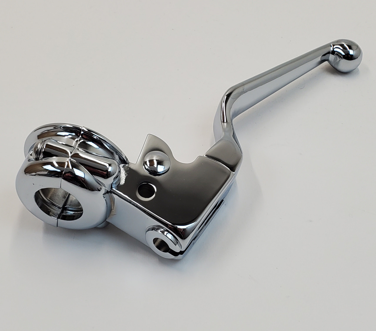 Chrome Plated Wide Blade Clutch Lever Assembly with Hardware for