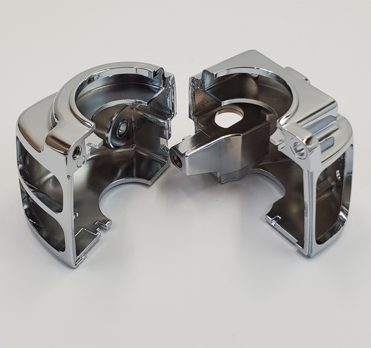 Chrome Plated Switch Housing Covers with Mounting Hardware