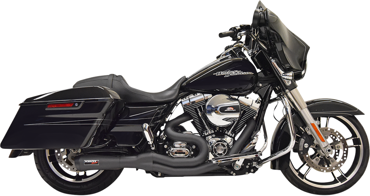 Bassani Xhaust® Road Rage II 21 MidLength Exhaust System Black for