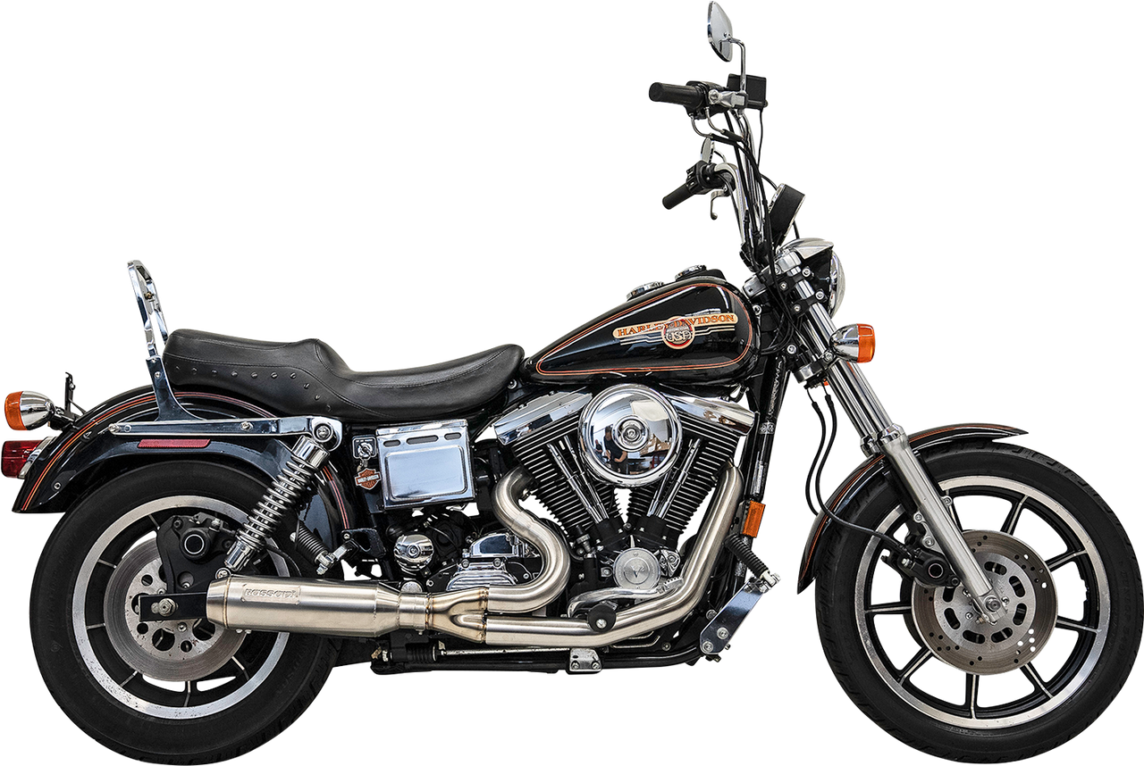Bassani Xhaust® Stainless Steel The Ripper 2:1 Exhaust System w/ Super Bike  Muffler for 1991-2005 Harley-Davidson Dyna Models (see fitment) 1D8SS