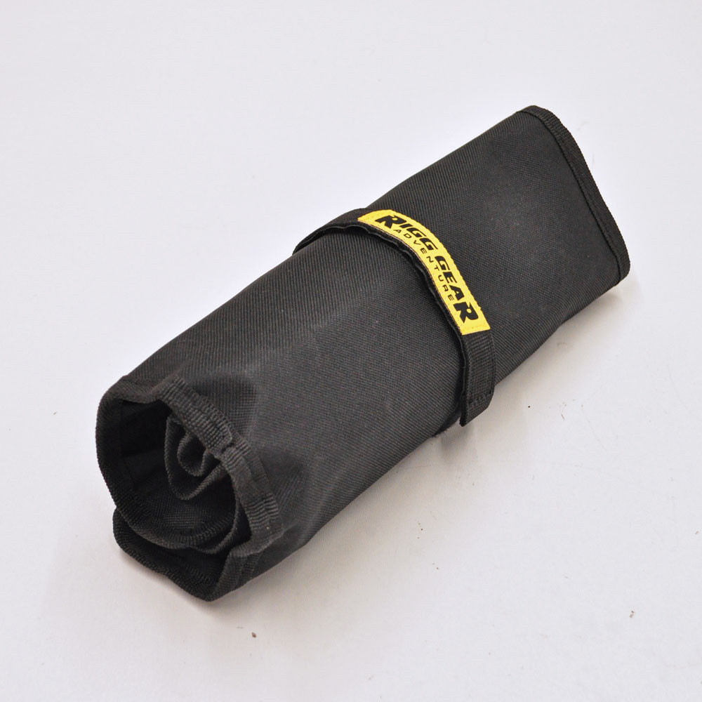 Nelson-Rigg® Rigg Gear Tool Roll - Black Polyester with Hi-Viz Orange ...