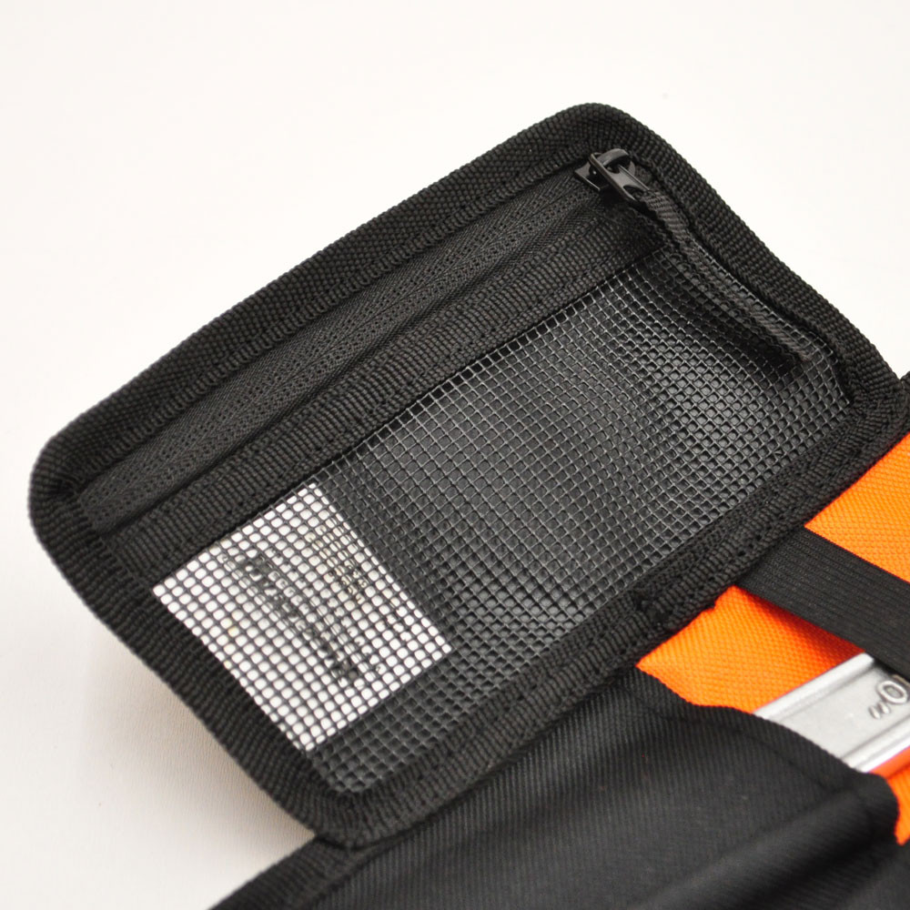 Nelson-Rigg® Rigg Gear Tool Roll - Black Polyester with Hi-Viz Orange ...