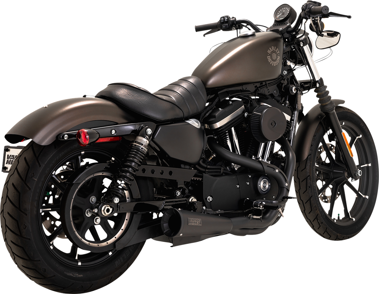 VANCE & HINES Upsweep 2-into-1 Exhaust System - 2004-2013 Harley