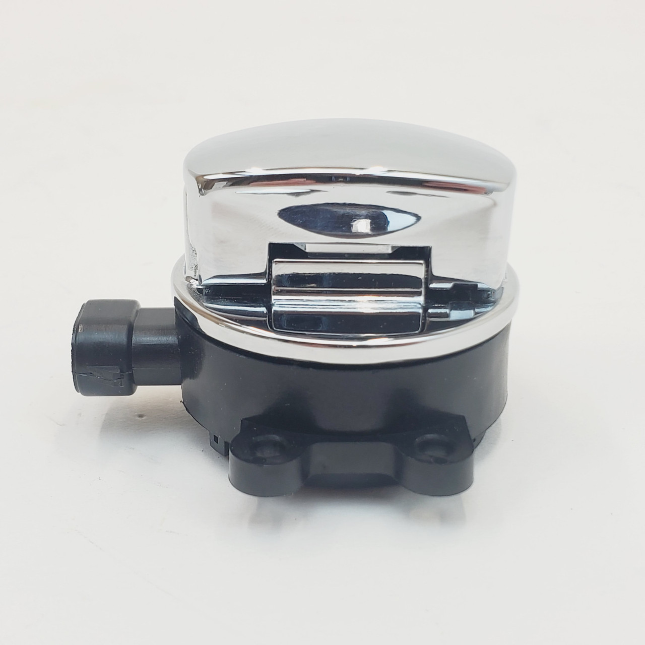 Chrome Ignition Switch with Cover & 2 Round Tamper-Resistant