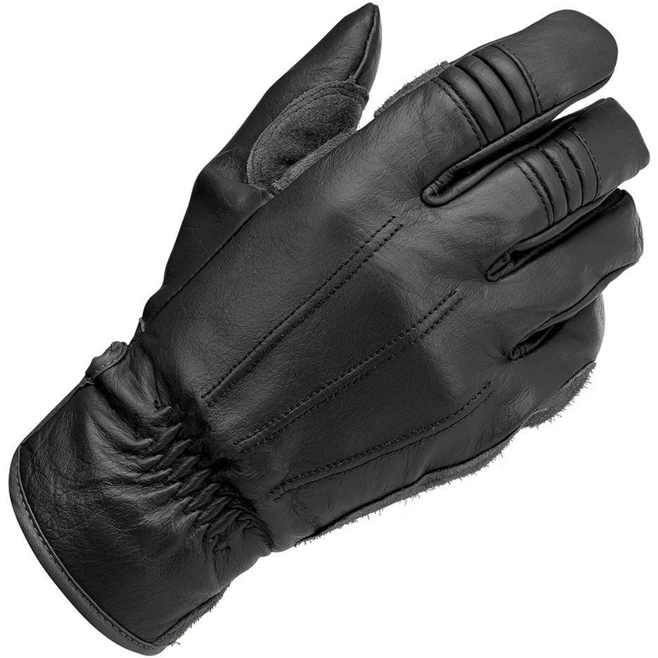 extra small black leather gloves