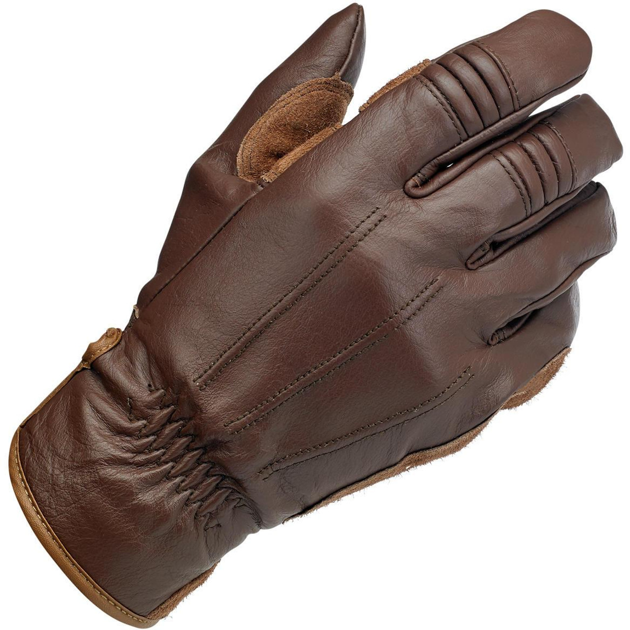 LEATHER CERTIFIED MOTORCYCLE GLOVE - BULLIT GREY 2021 Size XS