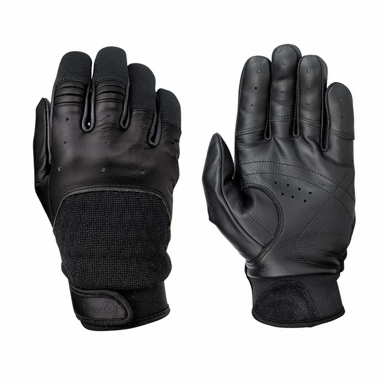 extra small black leather gloves