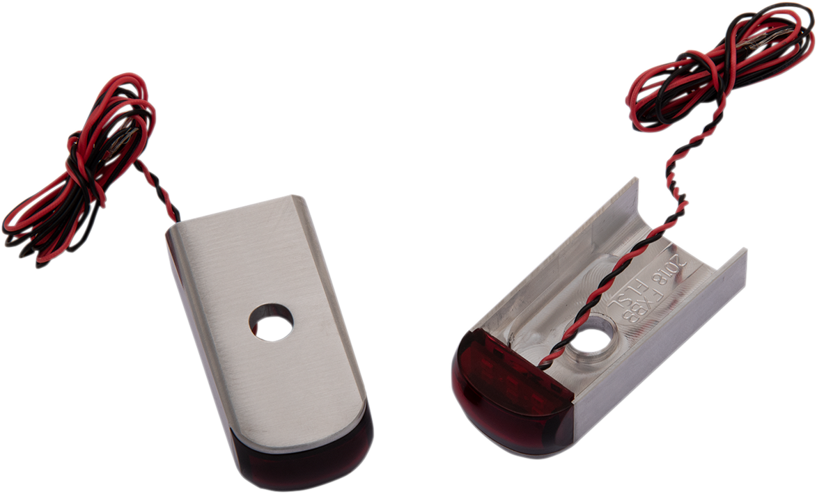 ALLOY ART LED Strut Light - Red/Red Raw 18ST SSL-SB-3R - Billet Proof ...