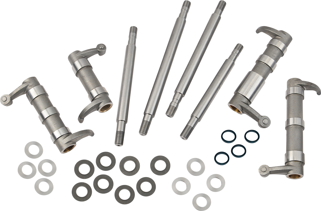 S&S CYCLE Rocker Arms and Shaft Set 106-2412 - Billet Proof Designs