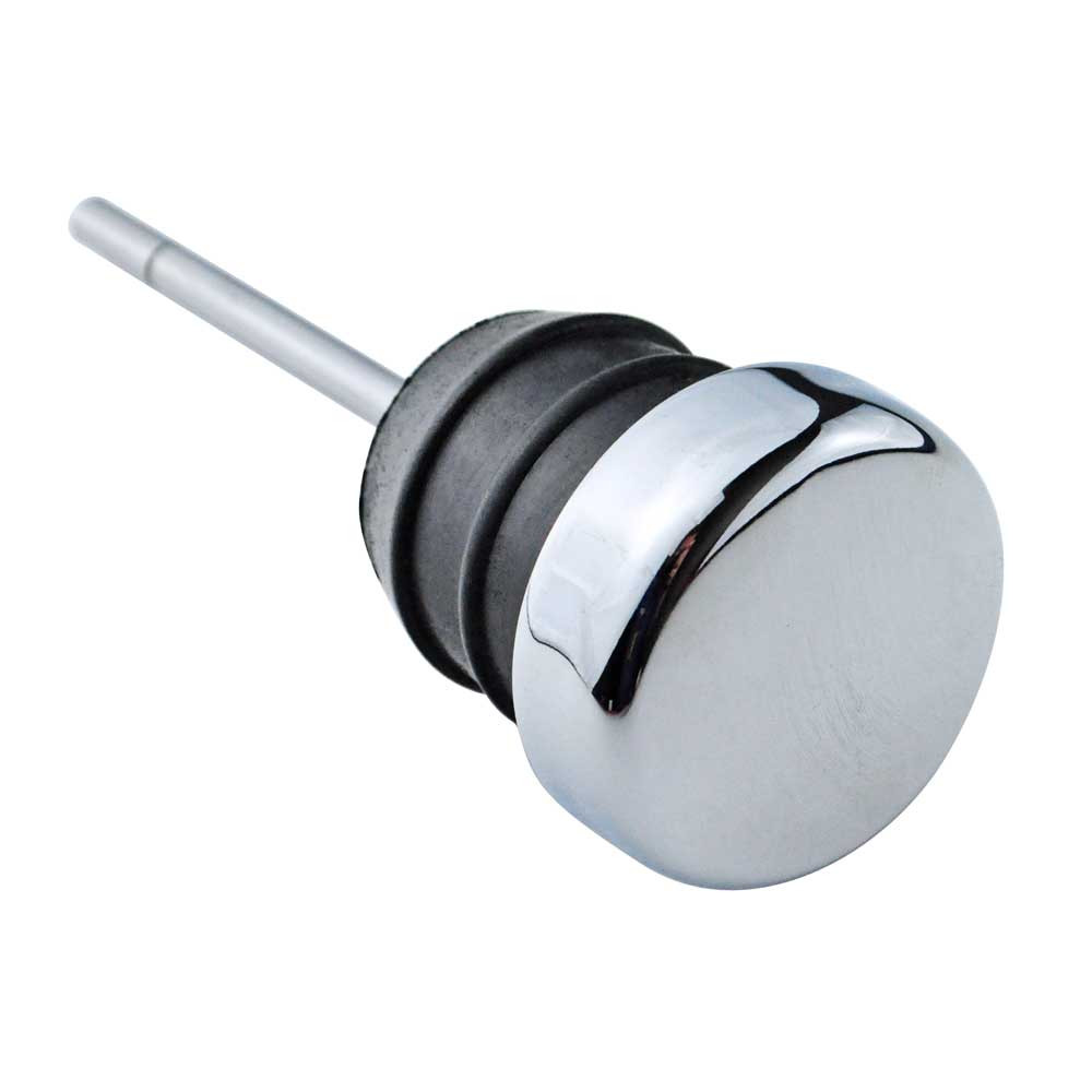 Chrome Shorty Style Oil Tank Dipstick 