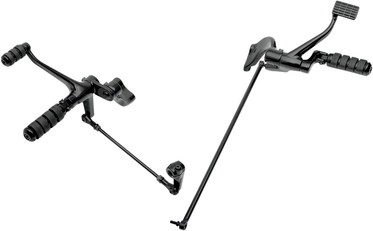 DRAG SPECIALTIES Forward Control 2" Extended Black XL 056221