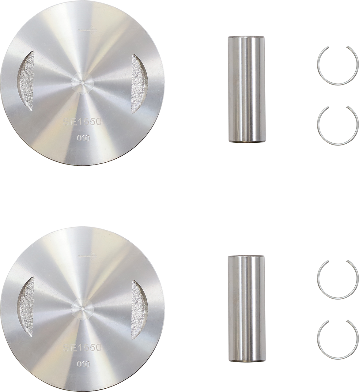 DRAG SPECIALTIES Piston Kit +.010" Twin Cam 09110082 Billet