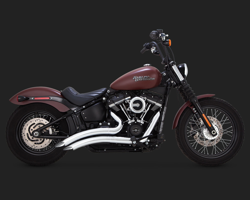 Vance & Hines® Big Radius 2-Into-2 Exhaust System in Chrome or