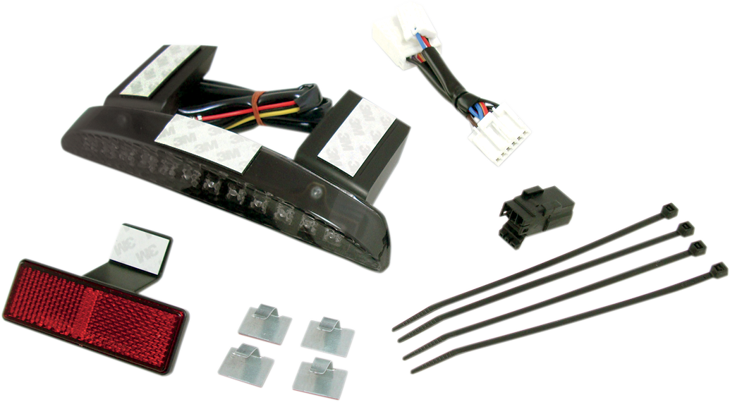 DRAG SPECIALTIES Running/Brake Light Assembly - Smoke Lens 77072S ...