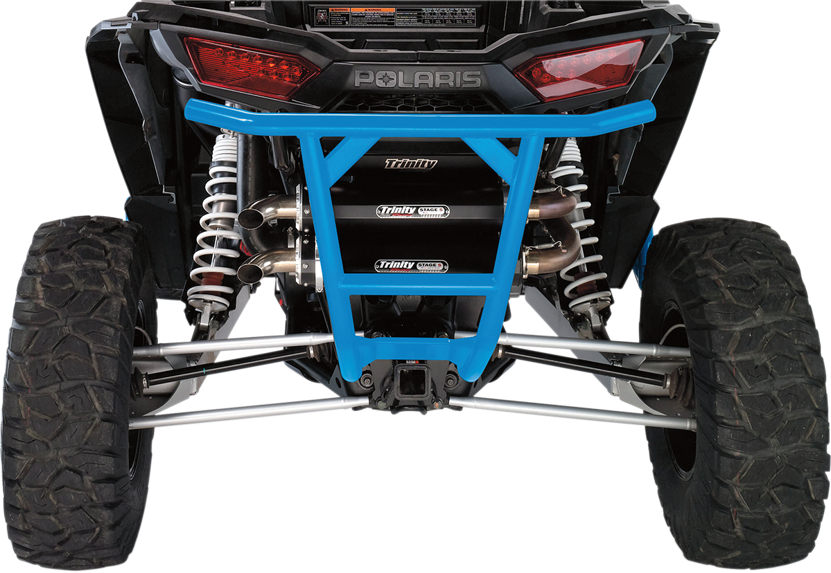 MOOSE RACING Rear Bumper - Blue - RZR 1005-BU - Billet Proof Designs