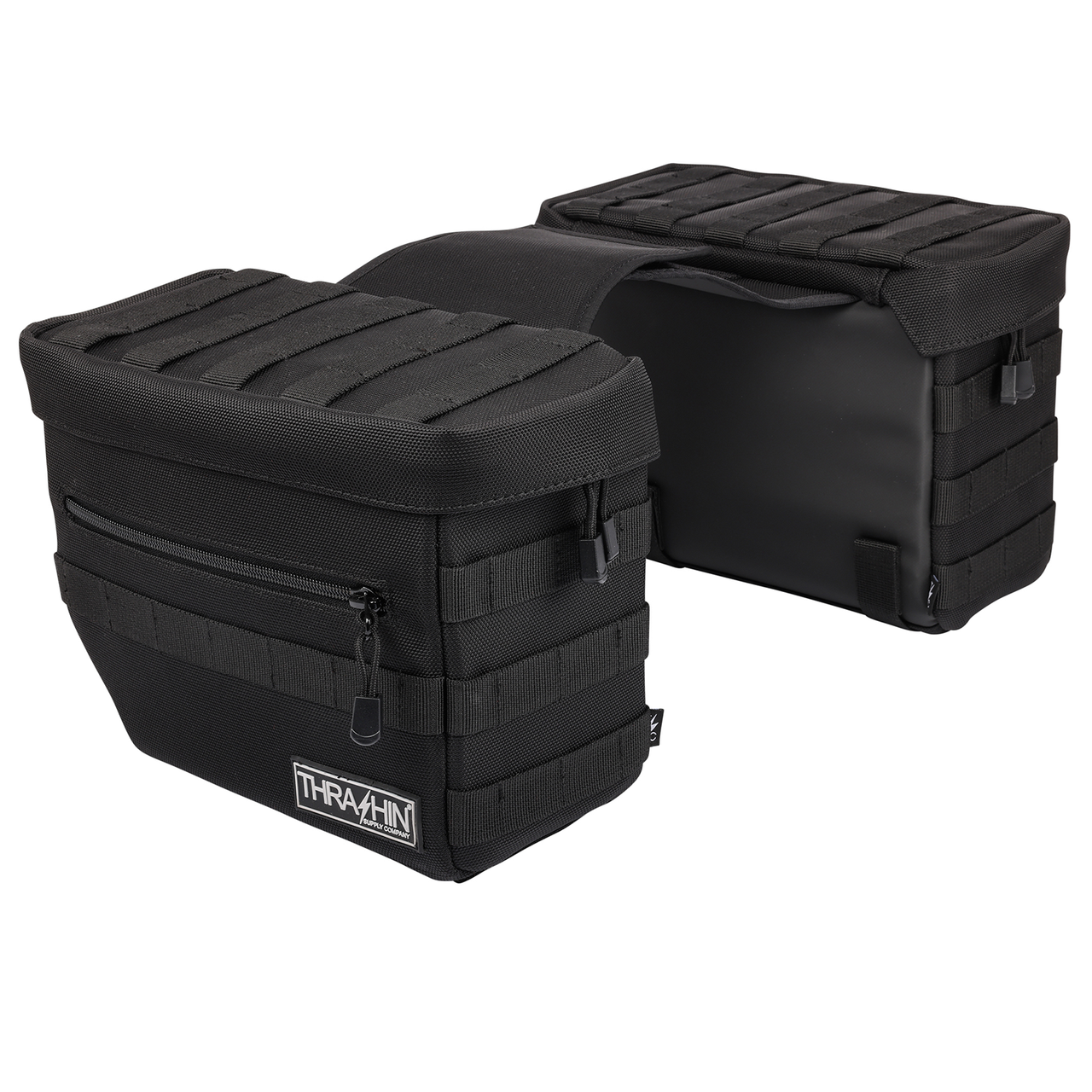 THRASHIN SUPPLY CO. Essential Saddlebags - Black TSB-0006 - Billet ...