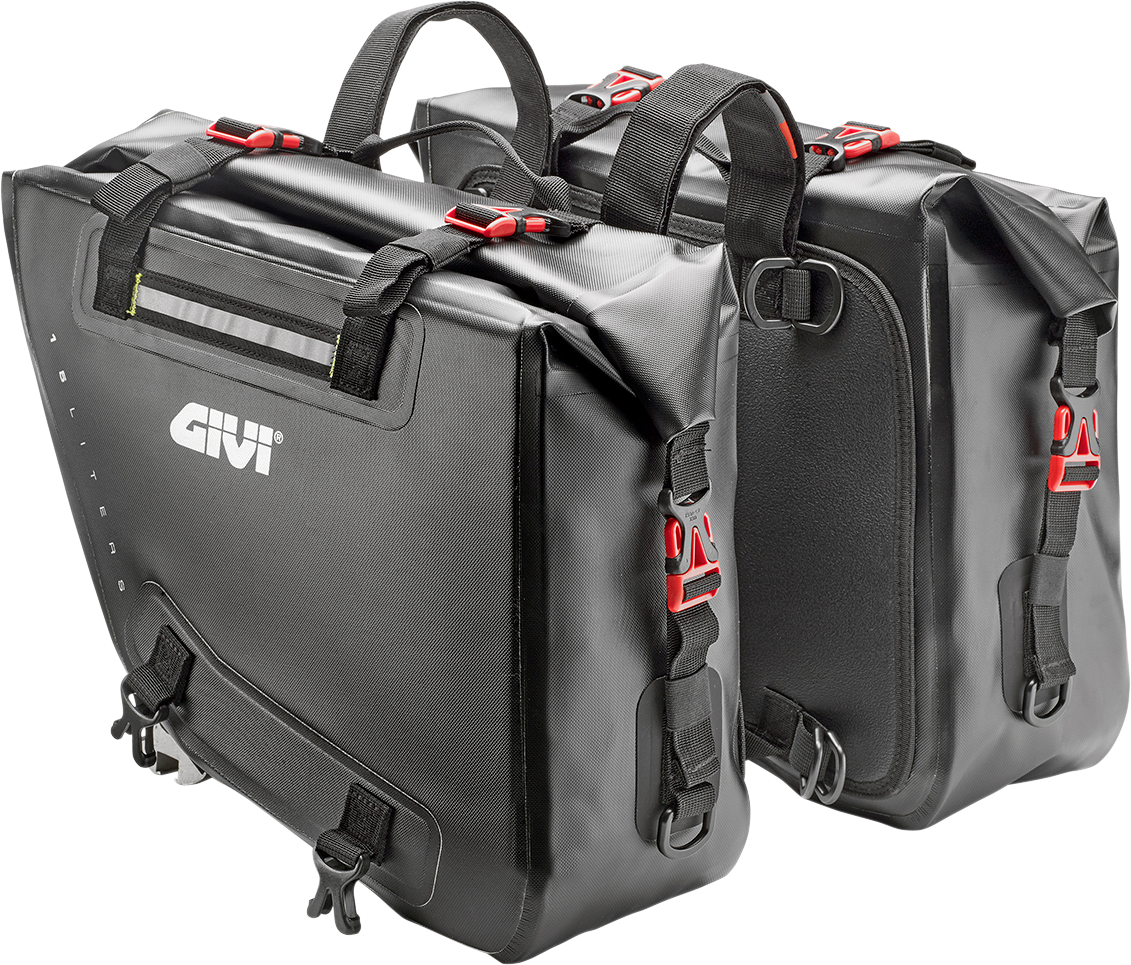 バッグ TYPE-G GIVI Gravel-T Saddlebags - 15L GRT718 - Billet Proof Designs