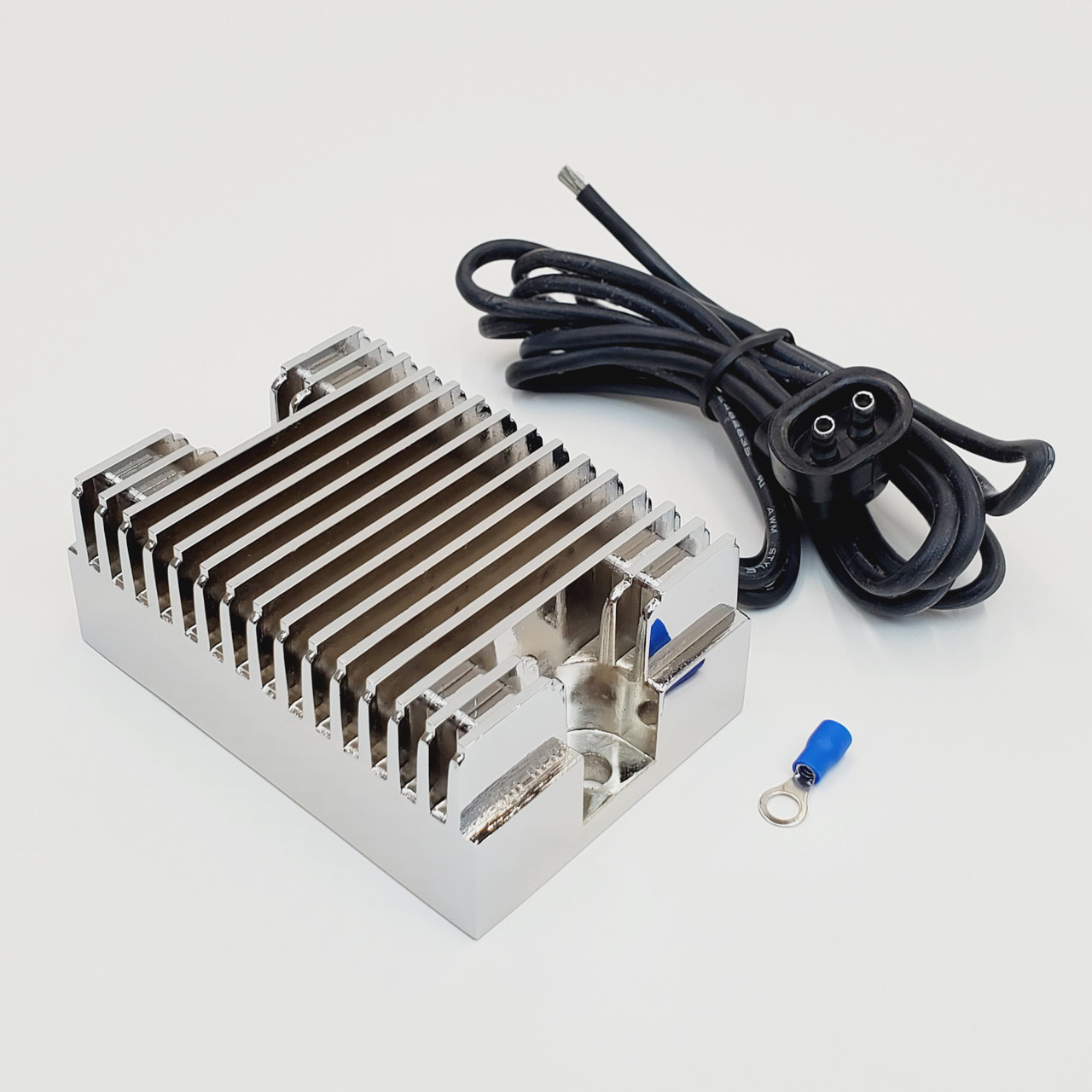 Chrome 32 Amp Voltage Regulator Rectifier for Harley EVO: 1989