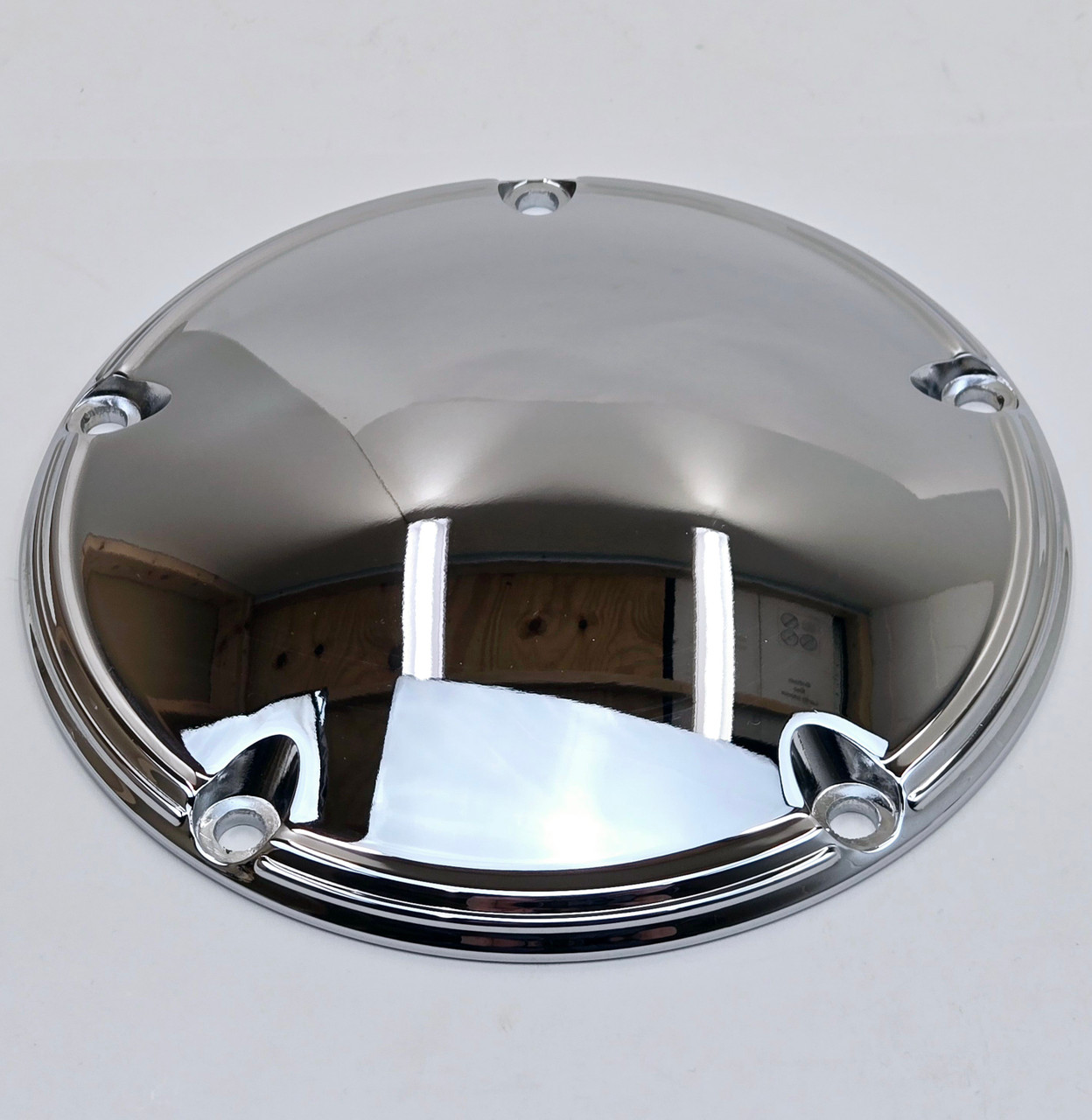 Chrome Domed 5-Hole Clutch/Derby Cover for Harley Big Twin 1999