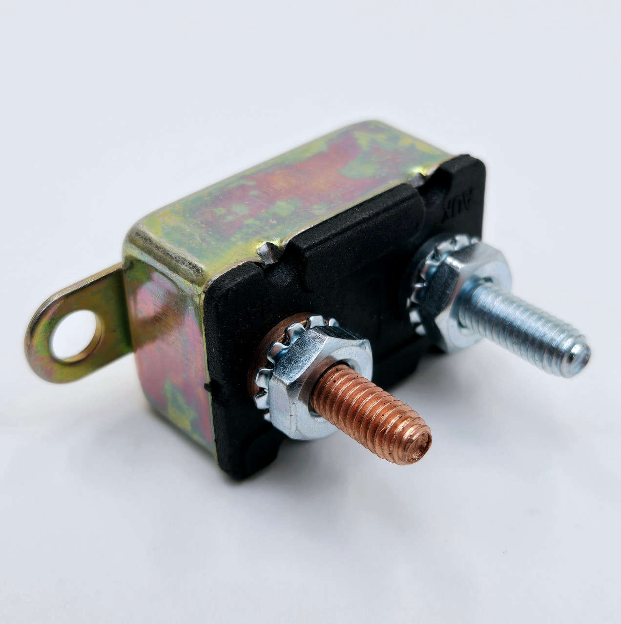 30 Amp Single-Pole Metal Circuit Breaker with Auto-Reset & Built