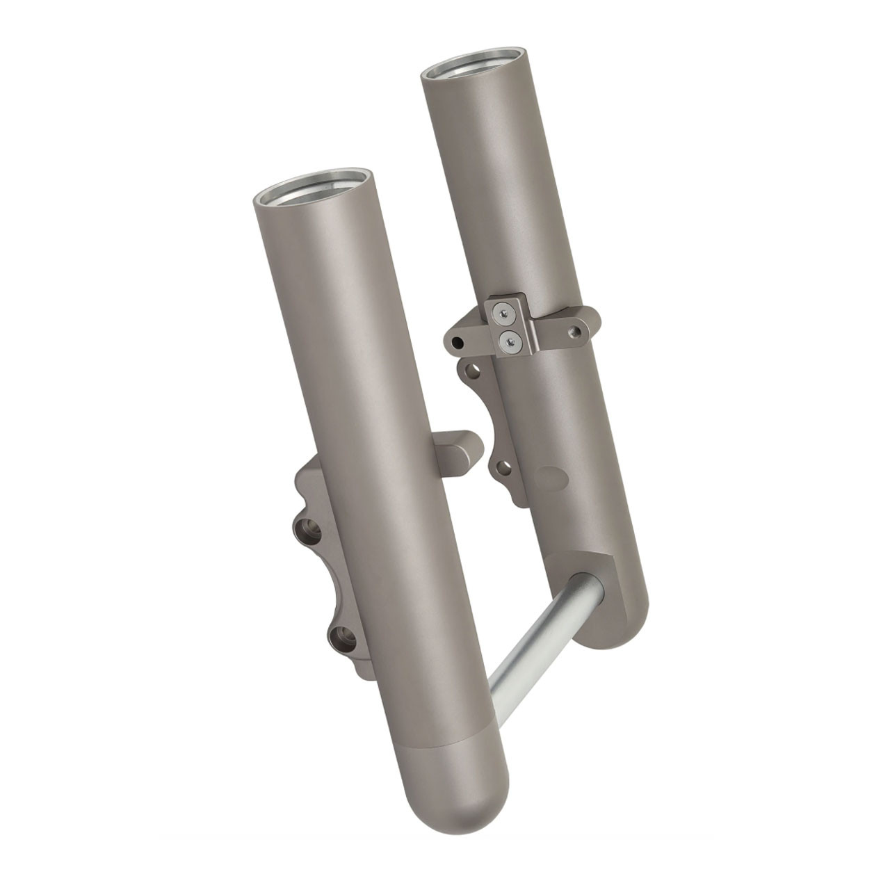 Arlen Ness® Hot Legs™ Dual Disc Fork Legs in Smooth Titanium 06501