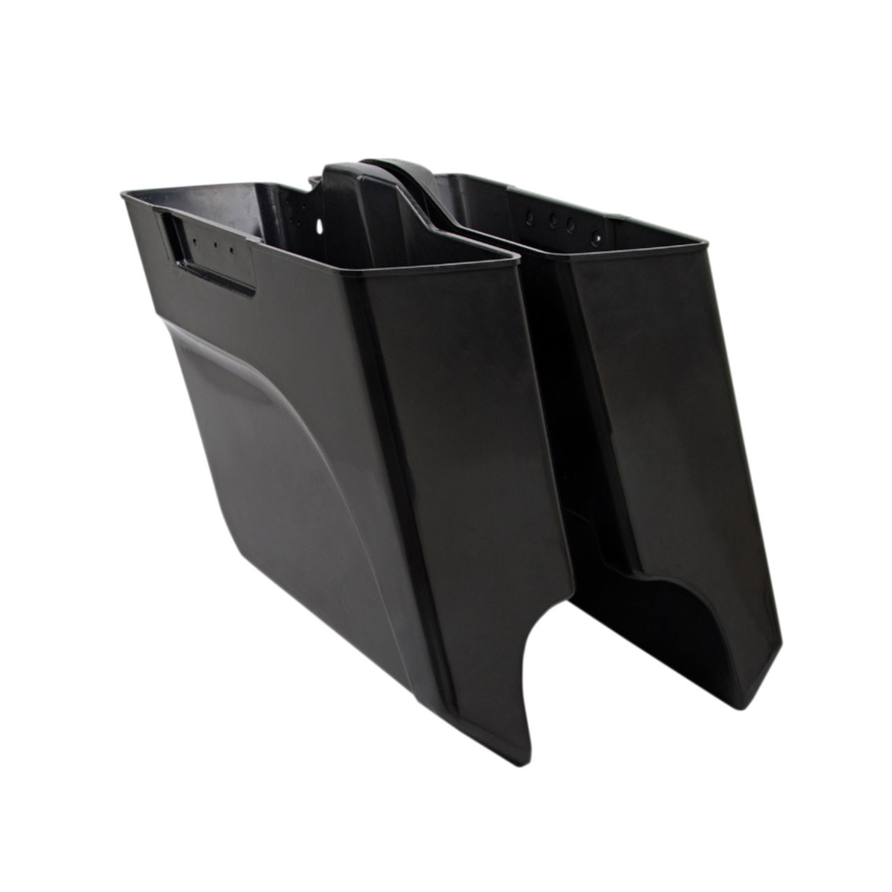 Arlen Ness® Down-N-Out Left Side Saddlebag in Black ABS Plastic