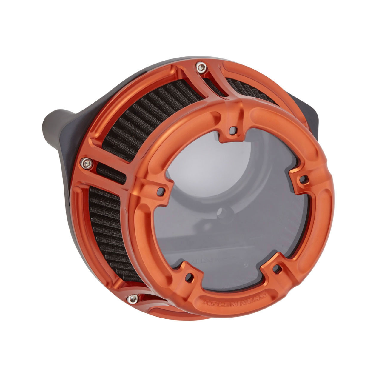 Arlen Ness® Method™ Clear Series Air Cleaner in Orange 18186