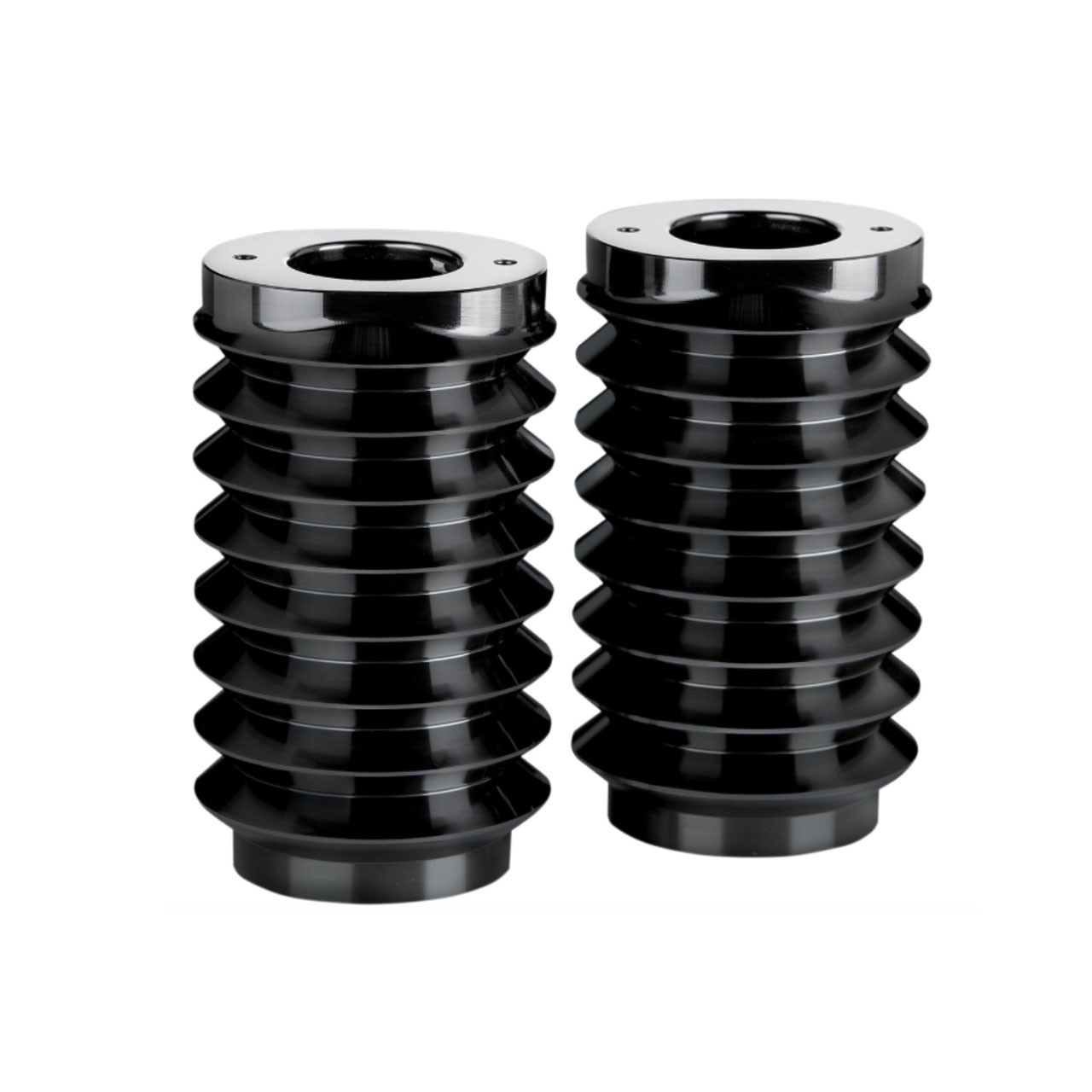 Arlen Ness® Fork Boot Covers Retro Standard Black Anodized 20037 Order Online