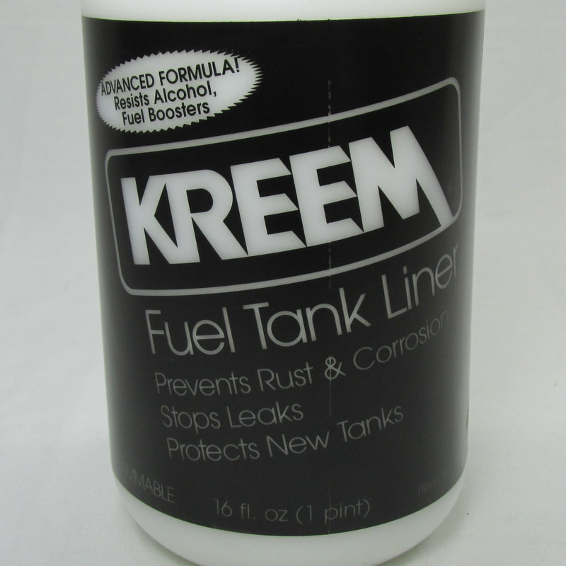 Kreem® Motorcycle Gas Tank Liner 1 Pint Rust, Corrosion & Leak
