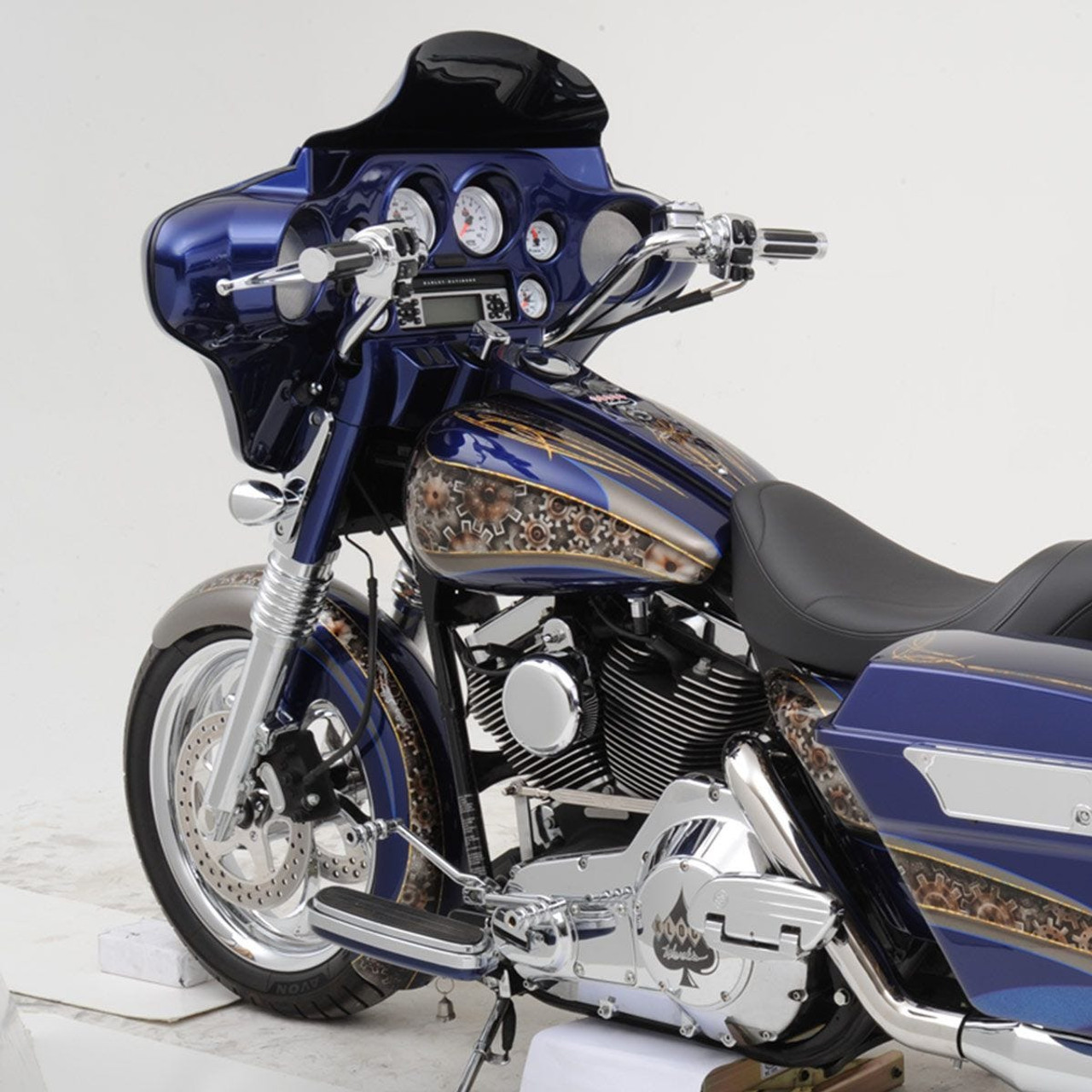 Klock Werks® 1 Ergo Up Bar for 1999-2020 Harley-Davidson Electra Glide  FLHT/FLHTC, Street Glide FLHX, Tri Glide FLHTCUTG - Chrome Handlebar - Made  in U.S.A.