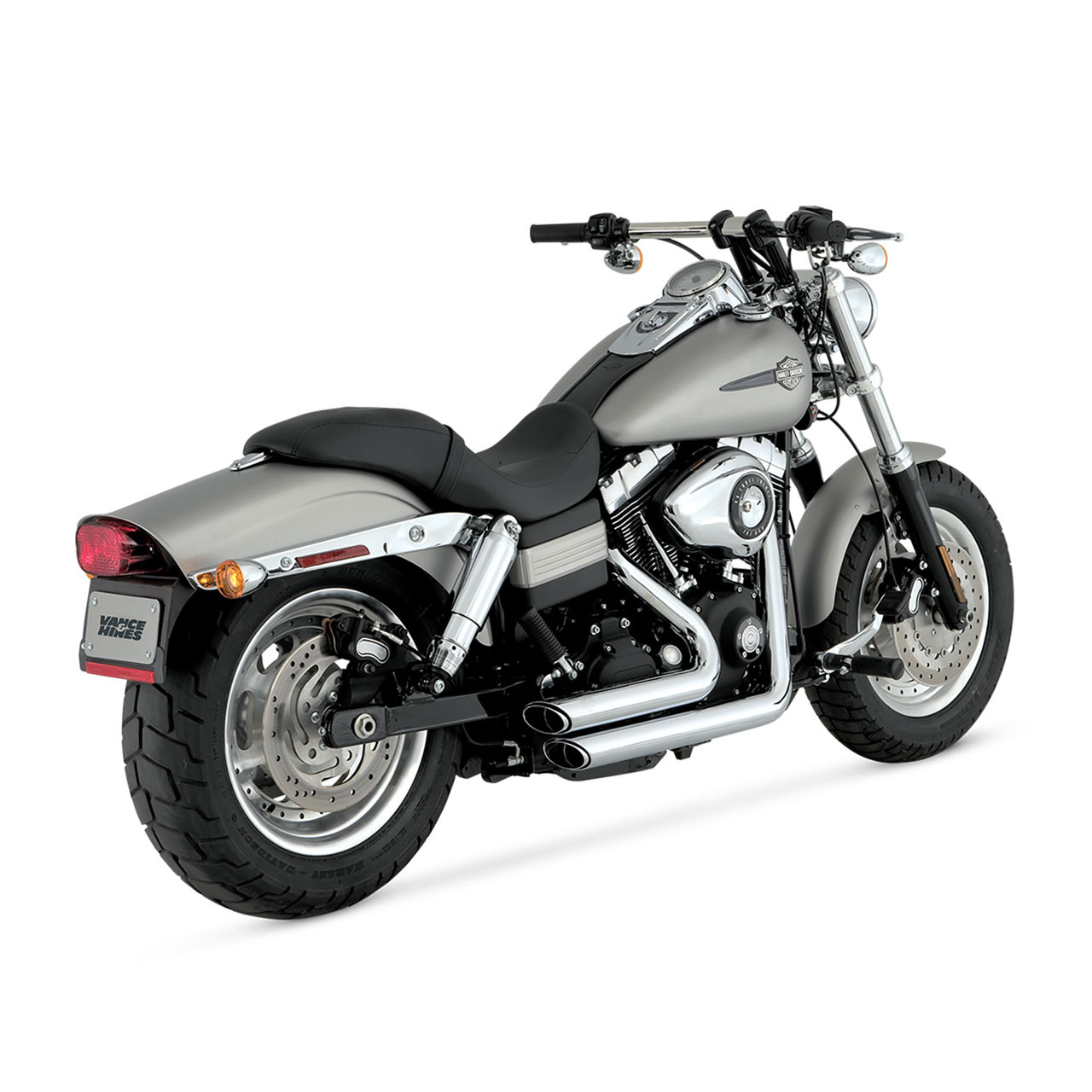 Vance & Hines® Shortshots Staggered Chrome Exhaust System for 2006