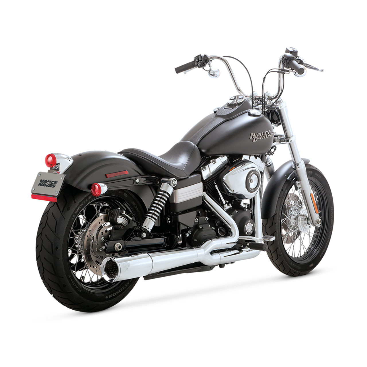 Vance & Hines® Pro Pipe Chrome 2-into-1 Exhaust Systems for 2012