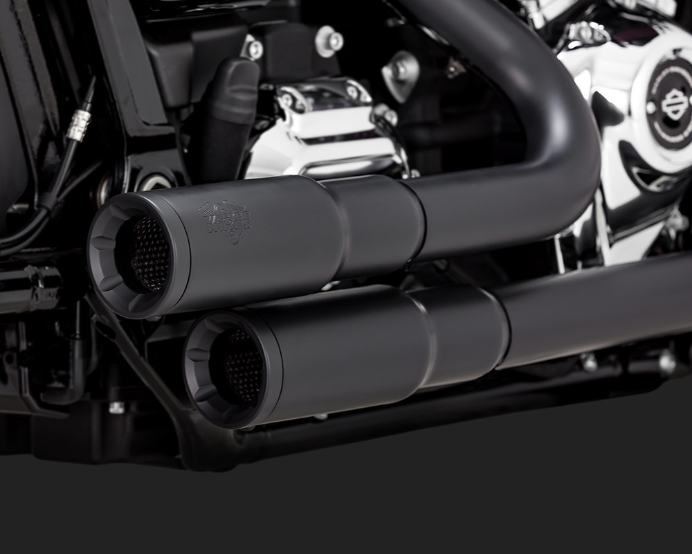 Vance & Hines® Mini Grenades Black 2-into-2 Exhaust Systems for