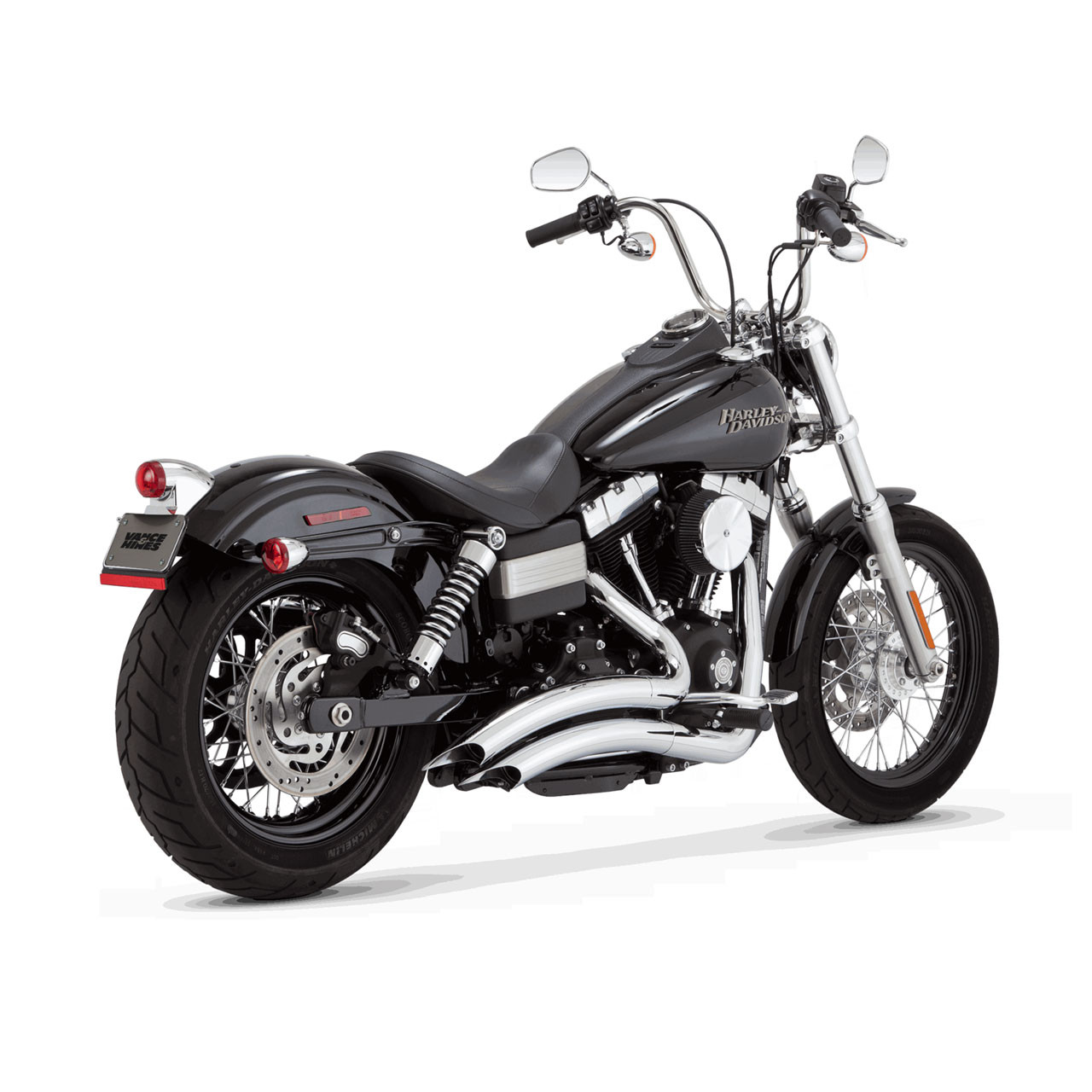 Vance & Hines® Big Radius 2-into-2 Exhaust System in Matte Black
