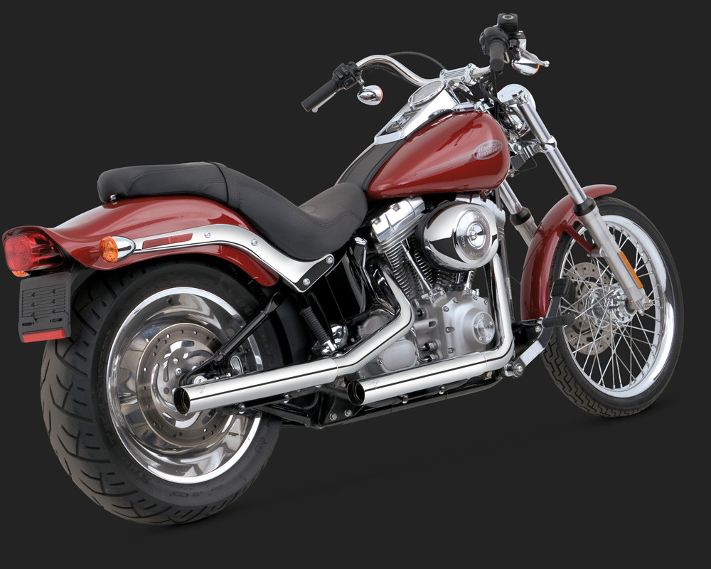 Vance & Hines® Straightshots HS Chrome Slip-On Muffler Systems for